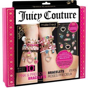 Juicy Couture Pink and Precious Bracelets - DIY Charm Bracelet